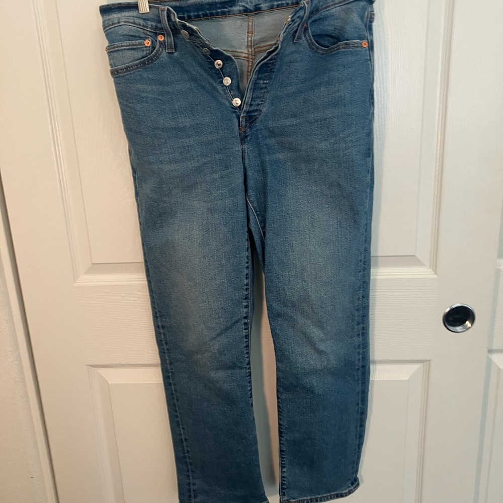 Levi's Blue Straight Leg Women's Jeans 31X28